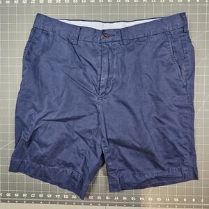 Polo Ralph Lauren Shorts 34x9 Navy Blue Classic Fit Chino Preppy Bermuda Casual